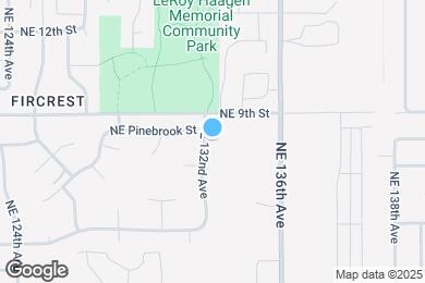 Map image of the property - 819 NE 132nd Ave