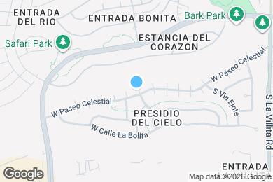 Map image of the property - 574 W Paseo Celestial