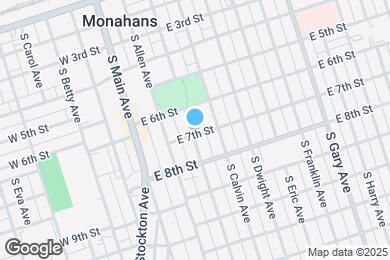 Map image of the property - 301 E 7th St