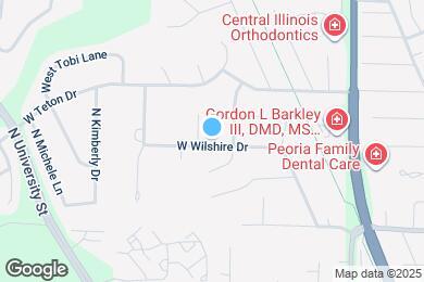 Map image of the property - 1015 W Wilshire Dr