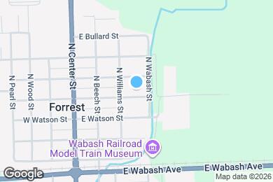 Map image of the property - 313 E Martin St