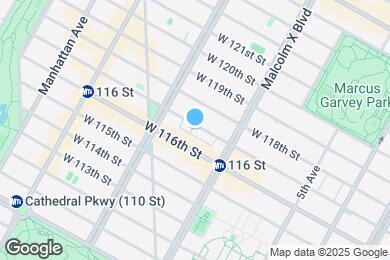 Map image of the property - 136 W 117th St