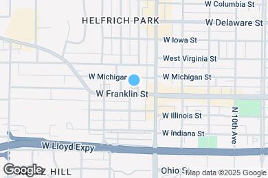 Map image of the property - 2453 W Franklin St