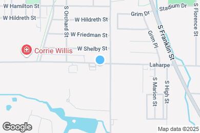 Map image of the property - 605 W Laharpe St