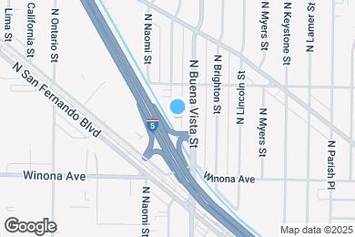 Map image of the property - 2632 N Frederic St