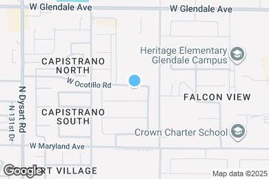 Map image of the property - 12733 W Ocotillo Rd