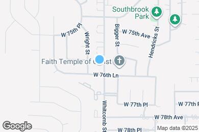 Map image of the property - 7654 Whitcomb St