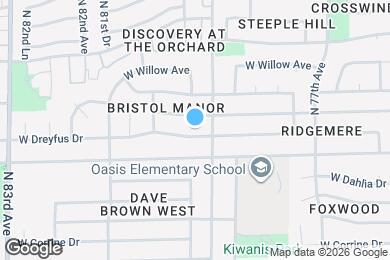 Map image of the property - 7918 W Dreyfus Dr