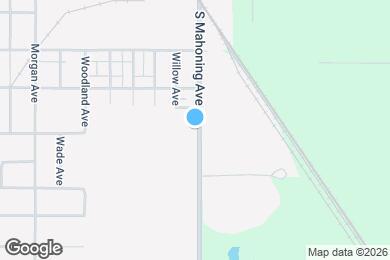 Map image of the property - 1291 S Mahoning Ave