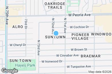 Map image of the property - 7132 W Beryl Ave