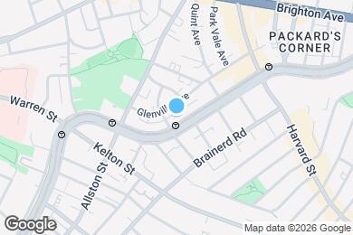 Map image of the property - 1309 Commonwealth Ave