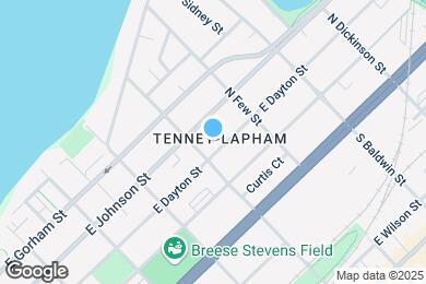Map image of the property - 1116 E Dayton St