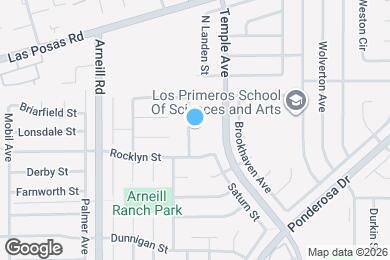 Map image of the property - 1490 Sierra Madre Dr