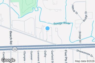 Map image of the property - 25304 Shiawassee Cir