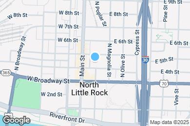 Map image of the property - 111 E 4th St
