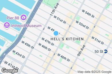 Map image of the property - 515 W 48th St
