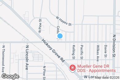 Map image of the property - 2605 Cedar St
