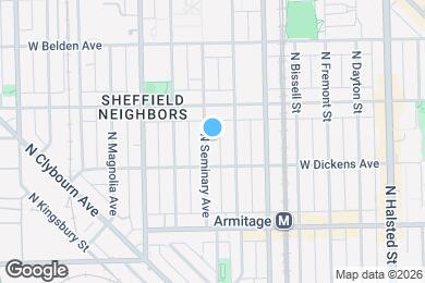 Map image of the property - 2123 N Seminary Ave