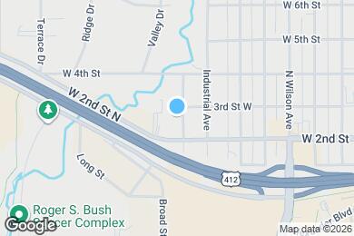 Map image of the property - 212 N Walnut Ave