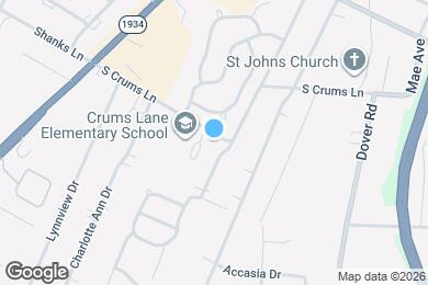 Map image of the property - 3204 S Crums Ln