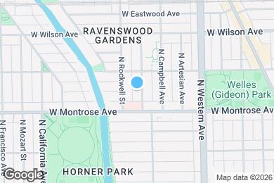 Map image of the property - 4430 N Maplewood Ave
