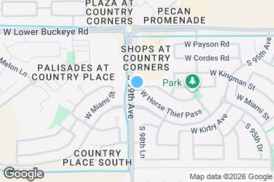 Map image of the property - 9849 W Horse Thief Pass
