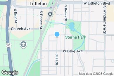 Map image of the property - 5927 S Hill St