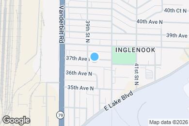 Map image of the property - 3913 37th Ave N