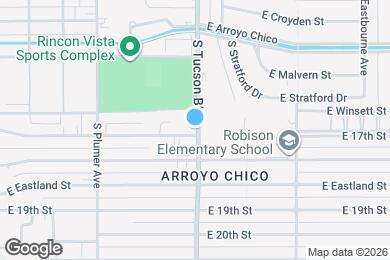 Map image of the property - Tucson Boulevard Apartments