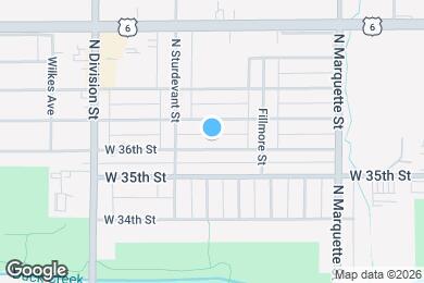 Map image of the property - 1508 W 36th St