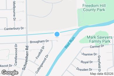 Map image of the property - 14041 Brougham Dr