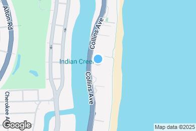 Map image of the property - 5225 Collins Ave