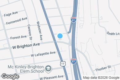 Map image of the property - 113 E Brighton Ave