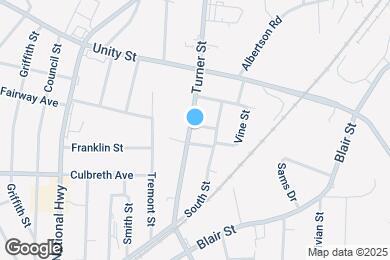 Map image of the property - 307 Turner St