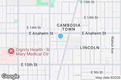 Map image of the property - 1119 E 12th St