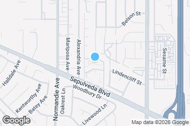 Map image of the property - 23308 Marigold Ave