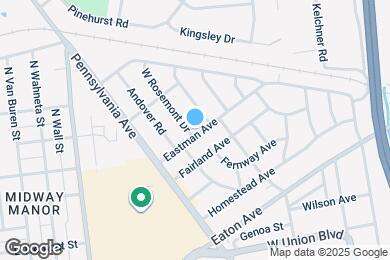 Map image of the property - 2030 Eastman Ave