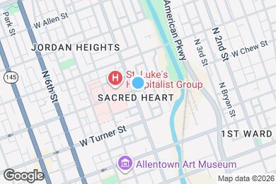 Map image of the property - 247 N 4th St