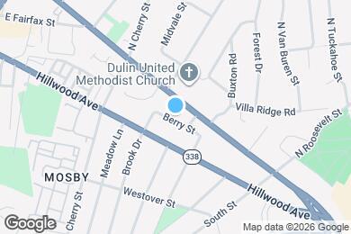 Map image of the property - 707 Berry St