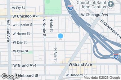 Map image of the property - 1312 W Erie St