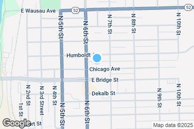 Map image of the property - 616 Chicago Ave