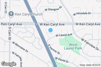 Map image of the property - 7748 W Ken Caryl Pl