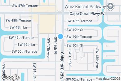 Map image of the property - 4920 Chiquita Blvd S