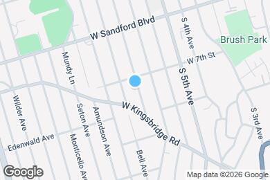Map image of the property - 616 S 8th Ave