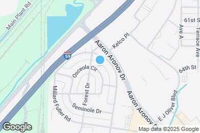 Map image of the property - 536 Osceola Cir