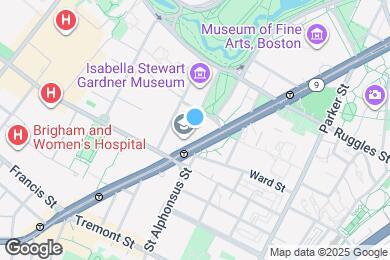 Map image of the property - 621 Huntington Ave