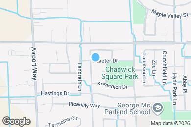 Map image of the property - 1850 Exeter Dr