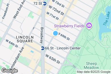 Map image of the property - 75 W 68th St