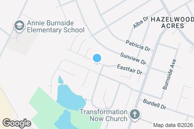 Map image of the property - 437 Eastfair Dr
