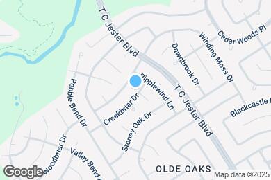 Map image of the property - 3414 Creekbriar Dr